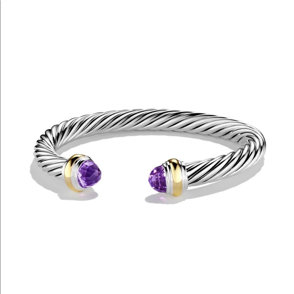 David Yurman Amethyst Cable Classics Bracelet